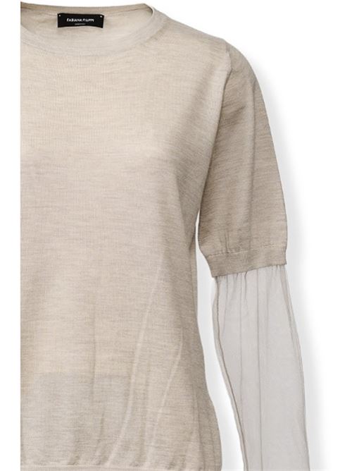 cashmere and silk crew neck FABIANA FILIPPI | MAD216F006M3190167
